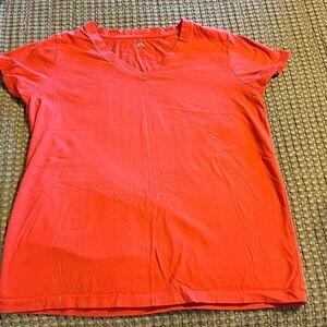 Red/Orange V-Neck T-Shirt